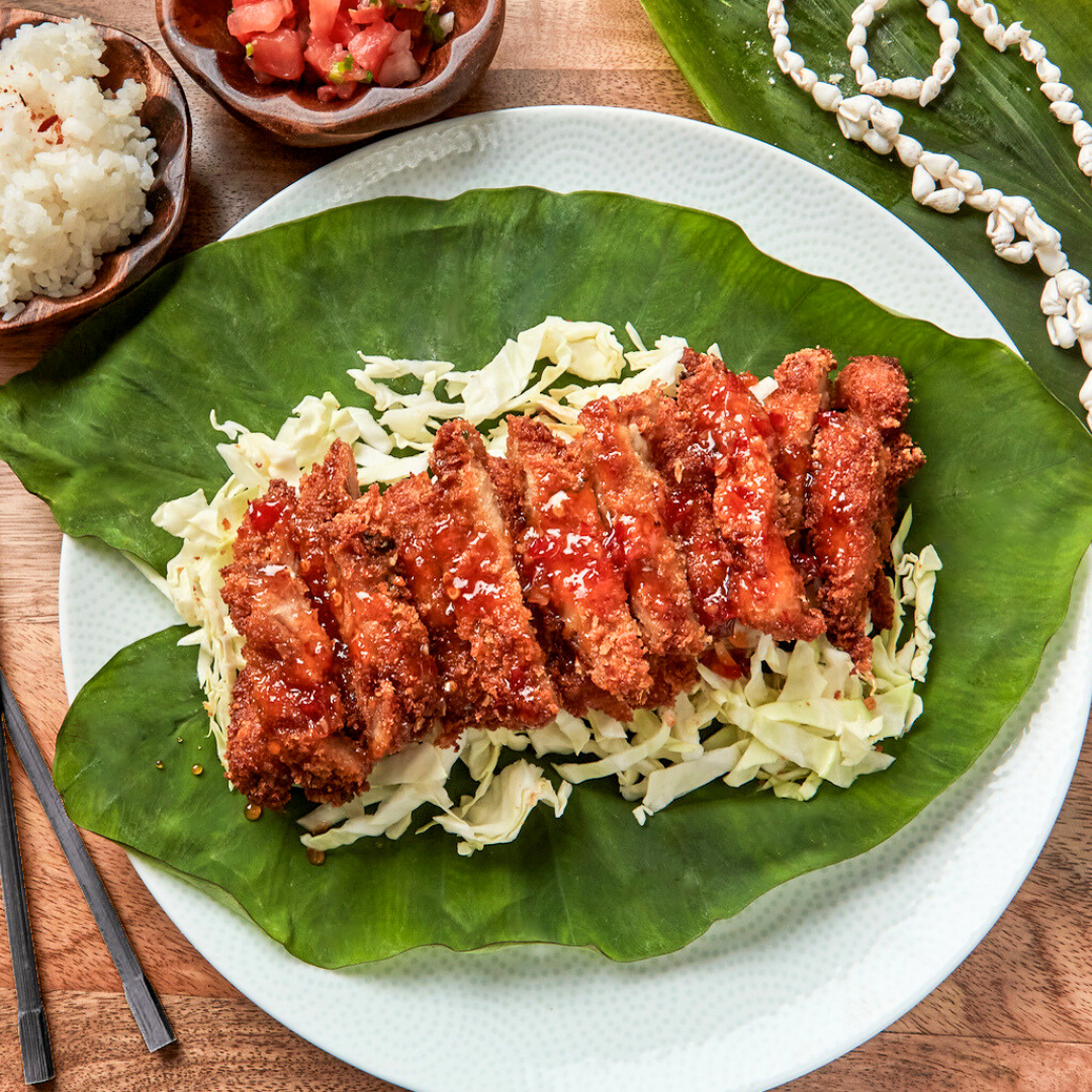 More local plates - chicken katsu