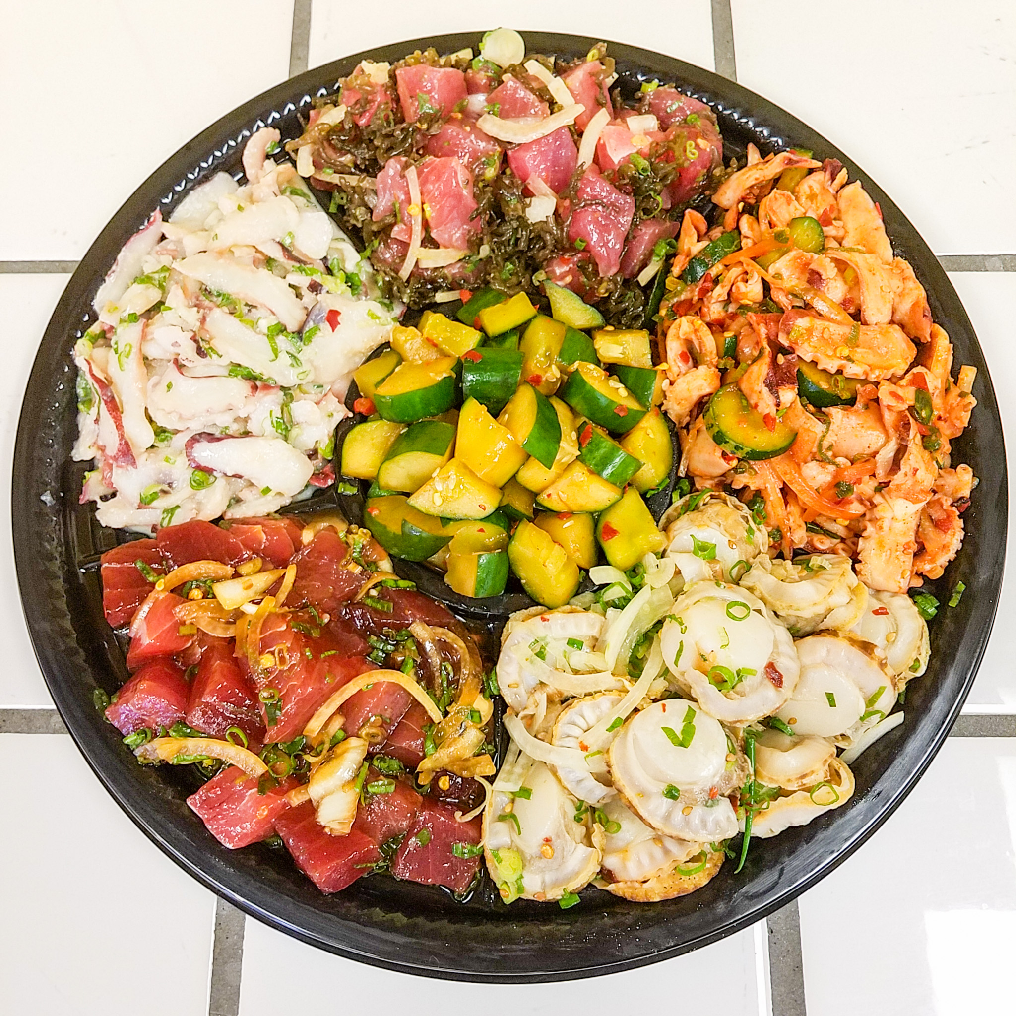 Fresh poke platter
